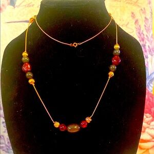 Fashion Gold and Brown Bohemian Necklace